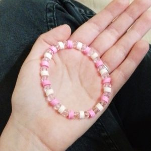 Гривна в жълто и розово